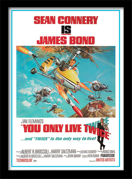You Only Live Twice one-sheet Framed Art Poster by The James Bond Collection