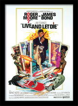 Live & Let Die Framed Art Poster by The James Bond Collection