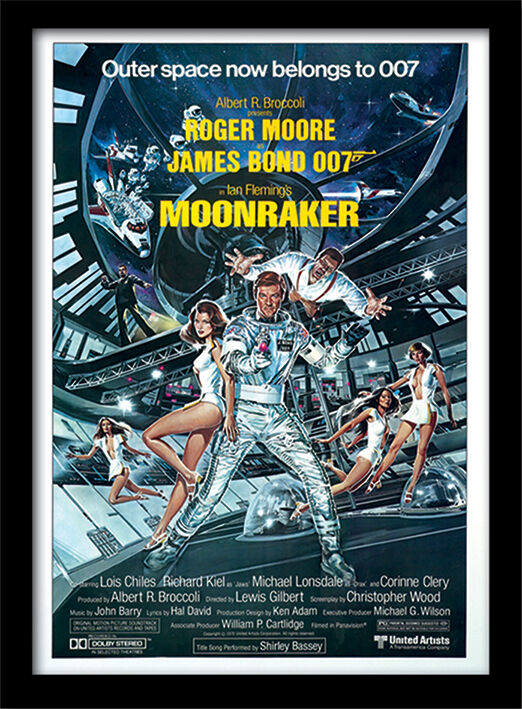 Moonraker Framed Art Poster by The James Bond Collection
