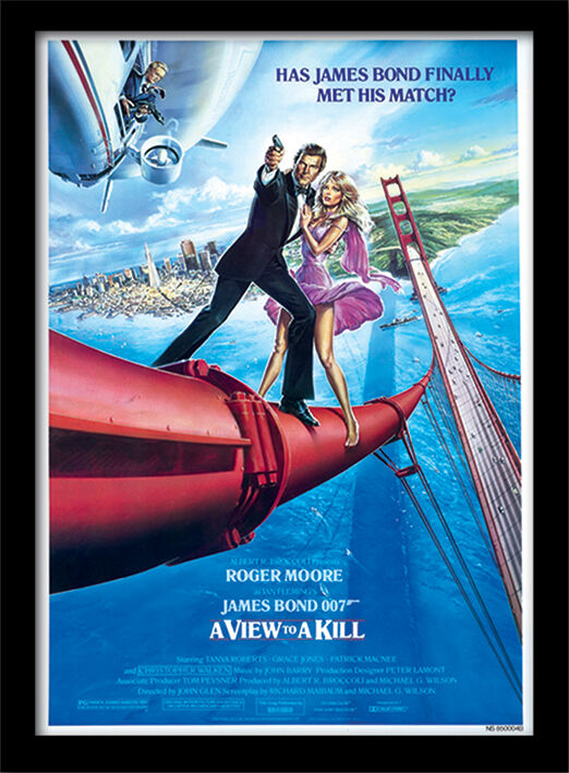 A View to a Kill Framed Art Poster by The James Bond Collection