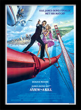 A View to a Kill Framed Art Poster by The James Bond Collection