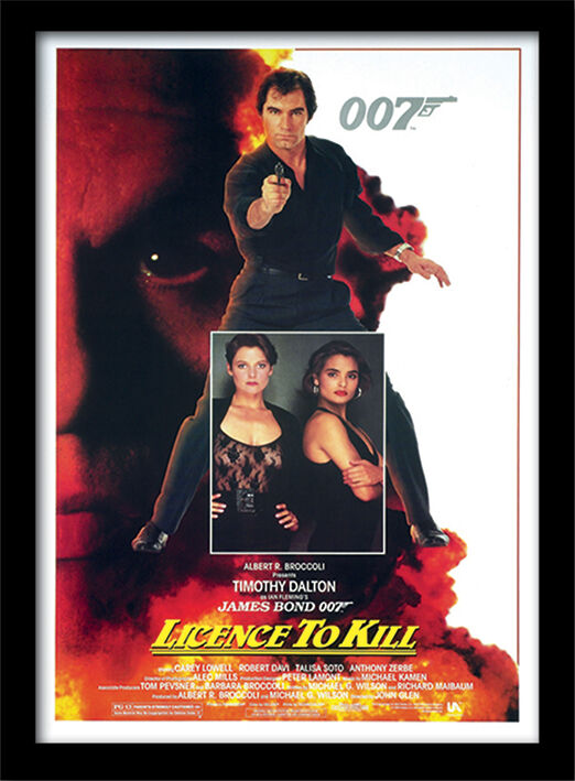 License to Kill One Framed Art Poster by The James Bond Collection
