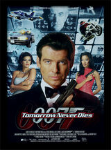 Tomorrow Never Dies Framed Art Poster by The James Bond Collection