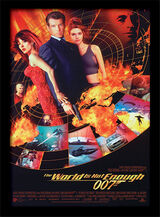The World Is Not Enough One Framed Art Poster by The James Bond Collection