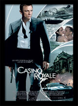Casino Royale Framed Art Poster by The James Bond Collection