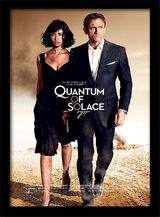 Quantum of Solace Framed Art Poster by The James Bond Collection