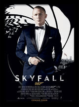 Skyfall Framed Art Poster by The James Bond Collection