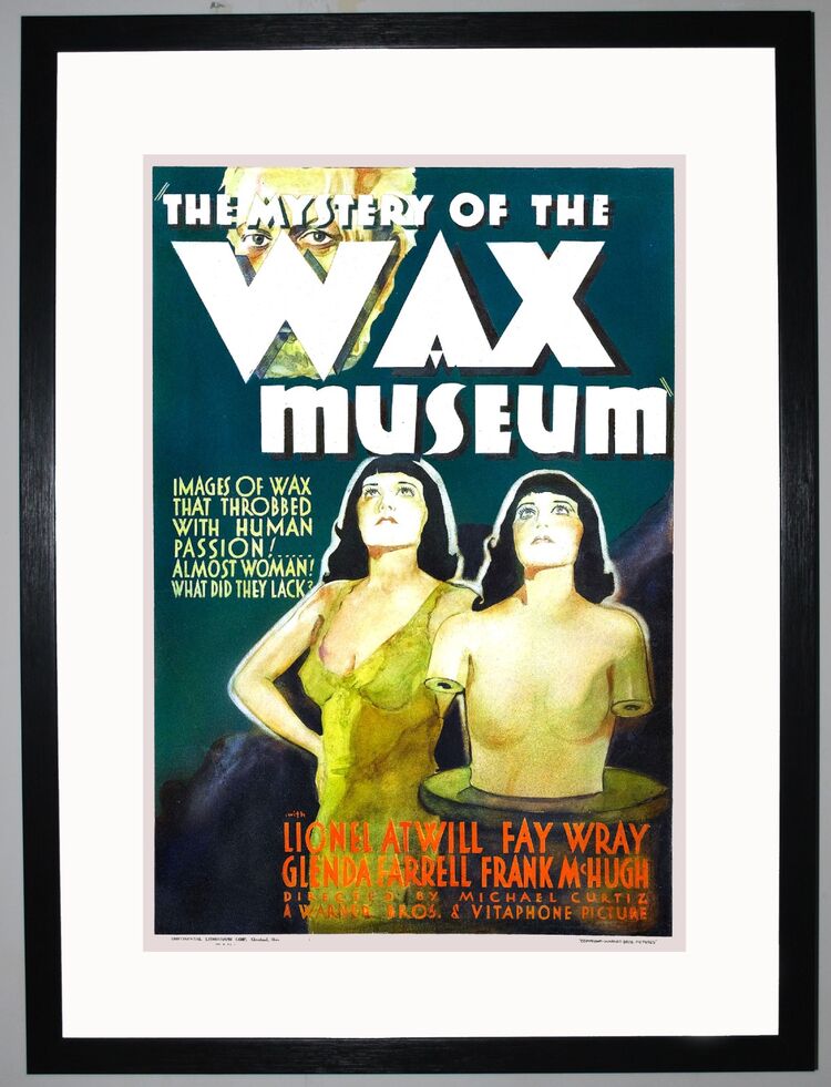 Mystery of the Wax Museum Framed Art Print by Film Classics