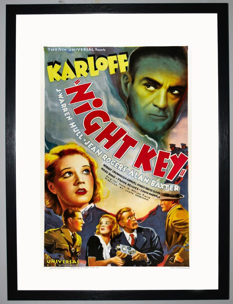 Night Key Framed Art Print by Film Classics