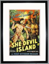 She Devil Island Framed Art Print by Film Classics