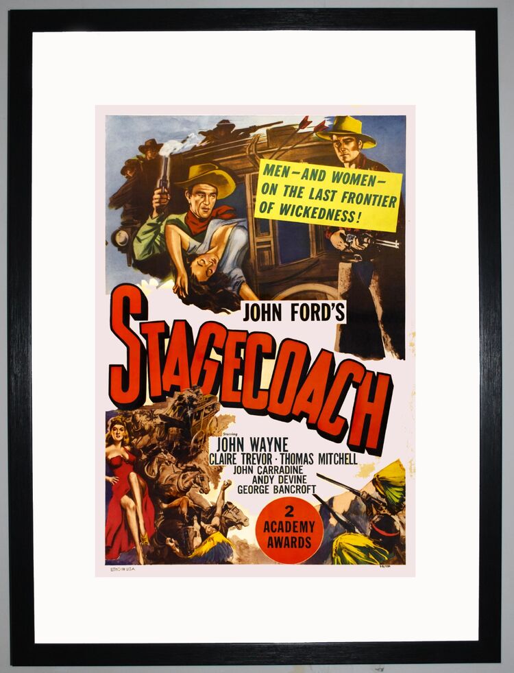 Stagecoach Framed Art Print by Film Classics