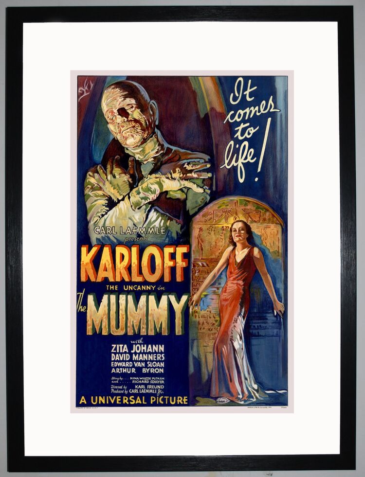 The Mummy Framed Art Print by Film Classics