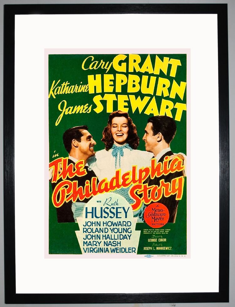 The Philadelphia Story Framed Art Print by Film Classics