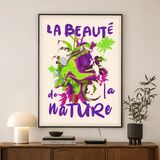 La Beauté Graphic Framed Art Print