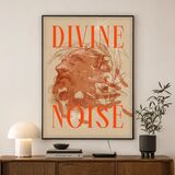 Divine Noise Graphic Framed Art Print