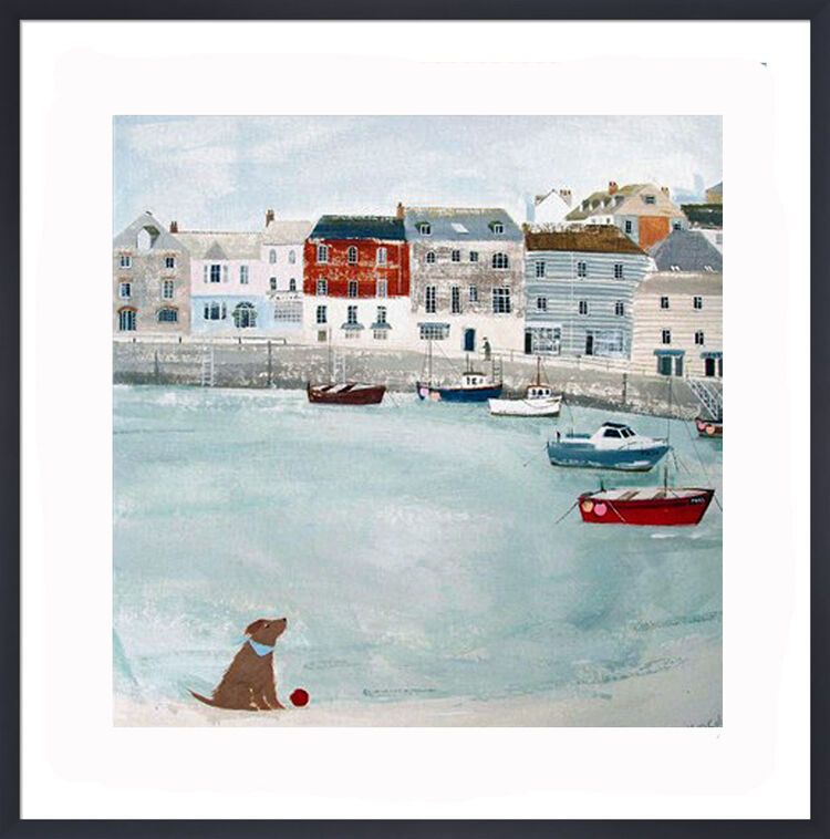 Across to Padstow Framed Art Print by Hannah Cole