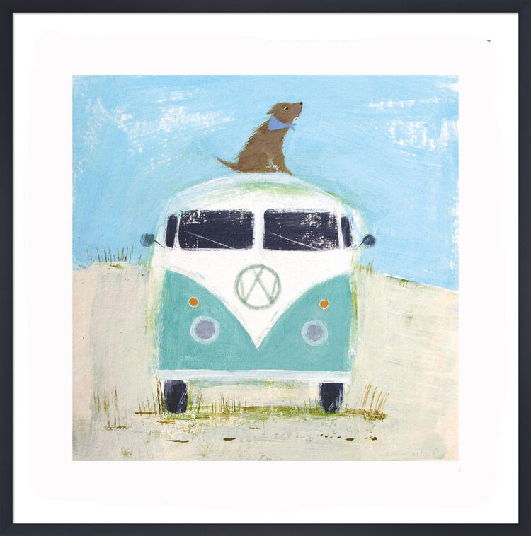 Top of the World Framed Art Print by Hannah Cole