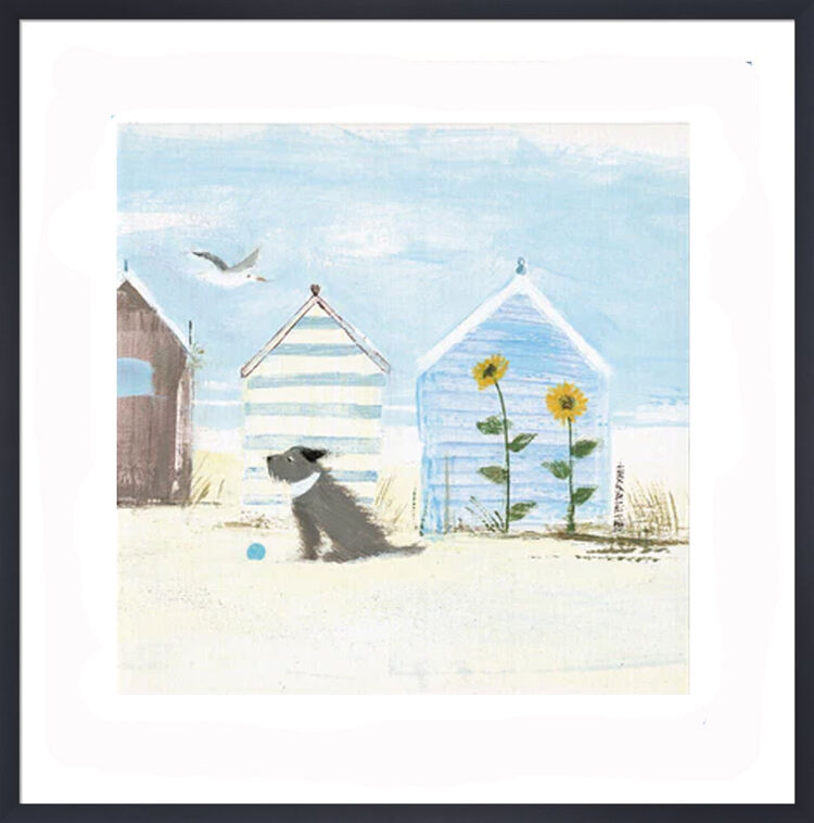 Sunflowers Framed Art Print by Hannah Cole