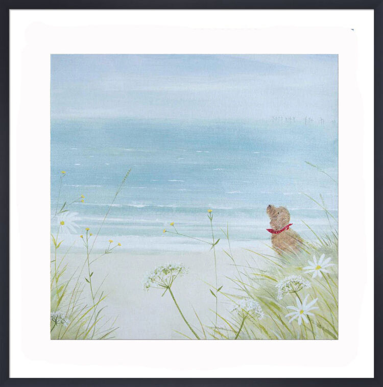 Offshore Wind Farm Framed Art Print by Hannah Cole