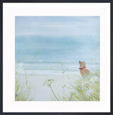 Offshore Wind Farm Framed Art Print by Hannah Cole