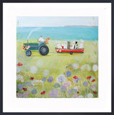 Wind in their Ears Framed Art Print by Hannah Cole