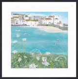 Westie Watching St Ives Framed Art Print by Hannah Cole