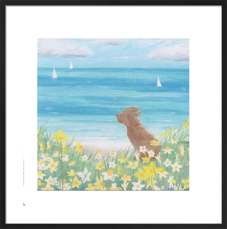 Sea Breeze Framed Art Print by Hannah Cole