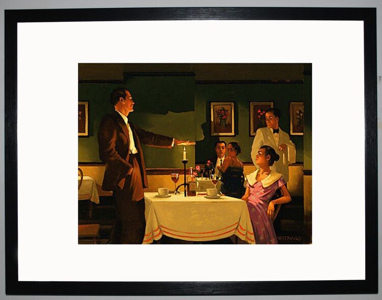 The Test of True Love Framed Art Print by Jack Vettriano