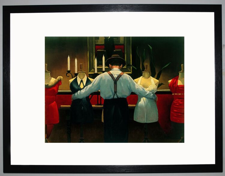 A Kind of Loving Framed Art Print by Jack Vettriano