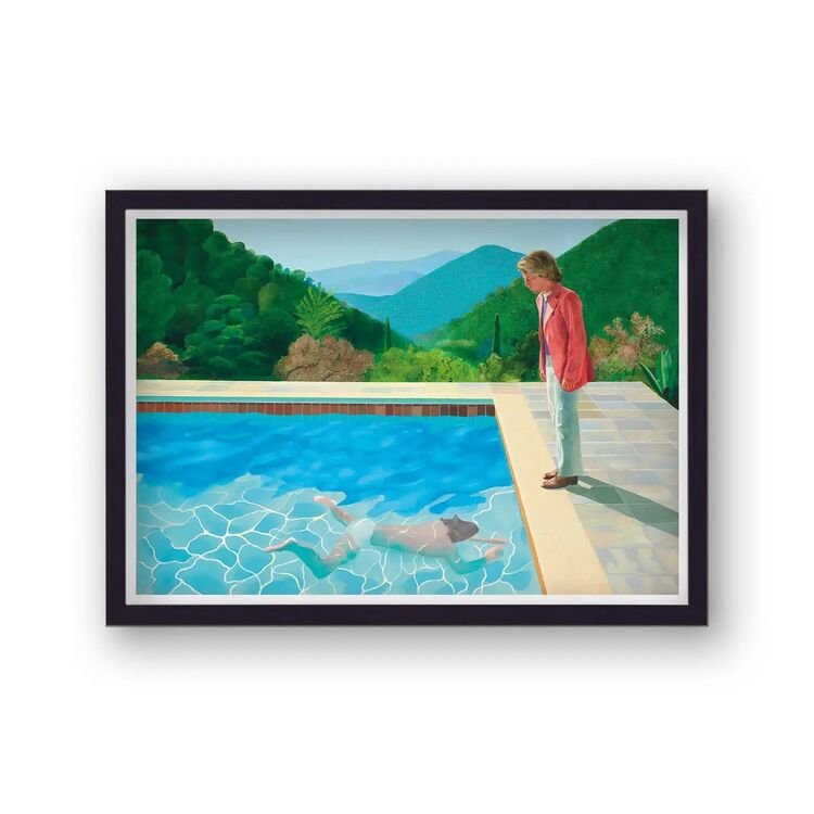 A Bigger Splash 1967 Framed Art Print by David Hockney