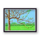 A French Springtime Framed Art Print by David Hockney