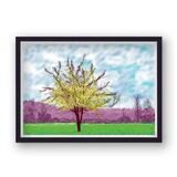 A French Springtime Framed Art Print by David Hockney