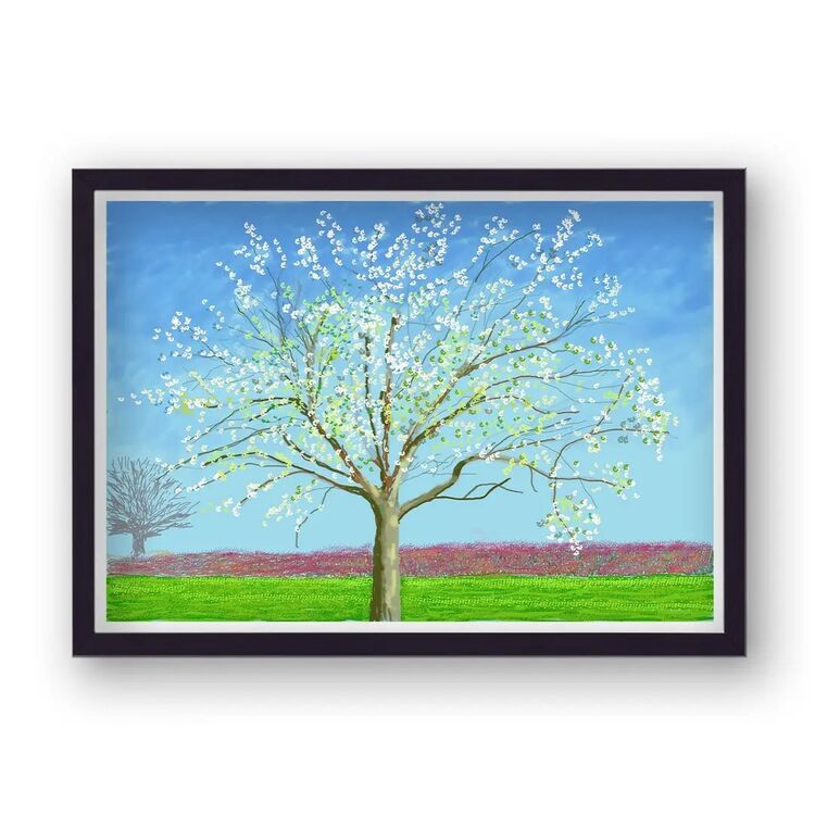 A French Springtime Framed Art Print by David Hockney