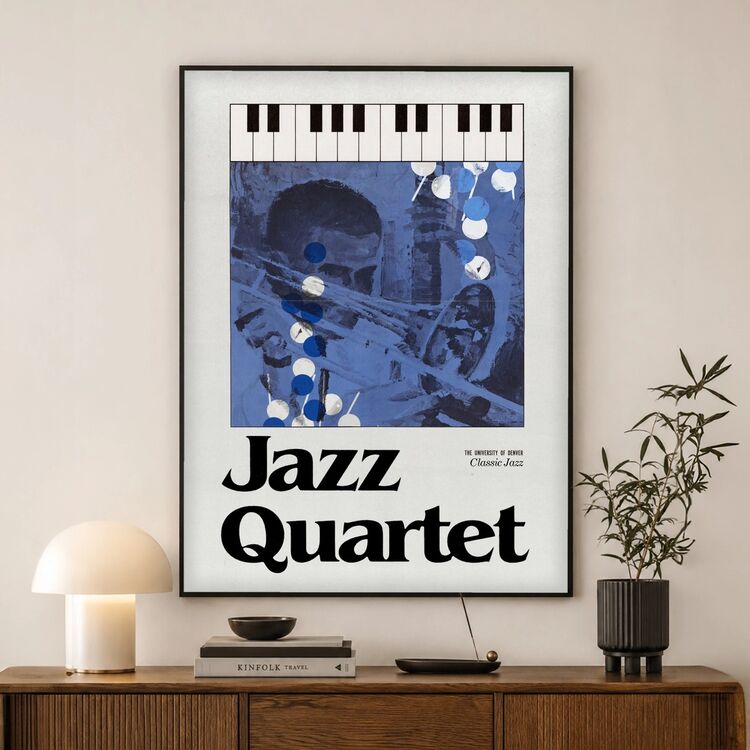 Jazz Quartet Framed Art Print
