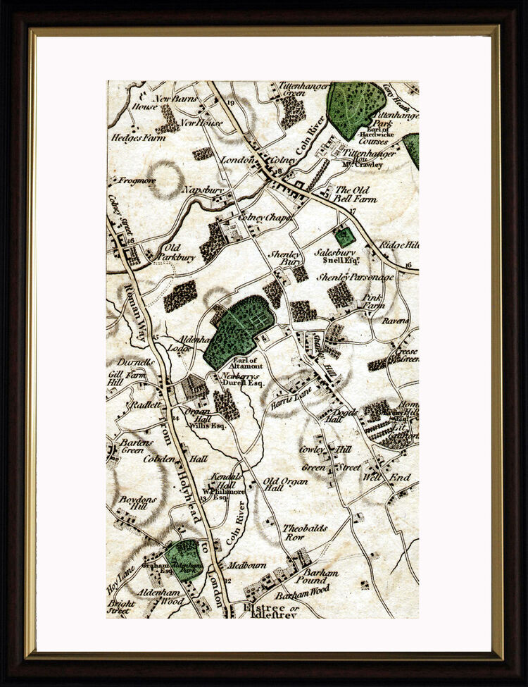 Elstree Framed Art Print by John Cary