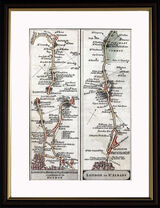 London to St Albans Framed Art Print by John Cary