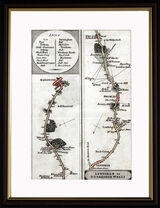 Lewisham to Tonbridge Wells Framed Art Print by John Cary