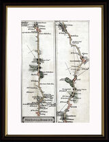 Tooting to Dorking Framed Art Print by John Cary