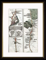 London to Guildford Framed Art Print by John Cary