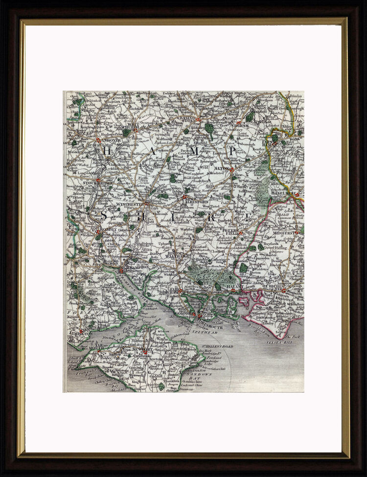 Hampshire Framed Art Print by John Cary