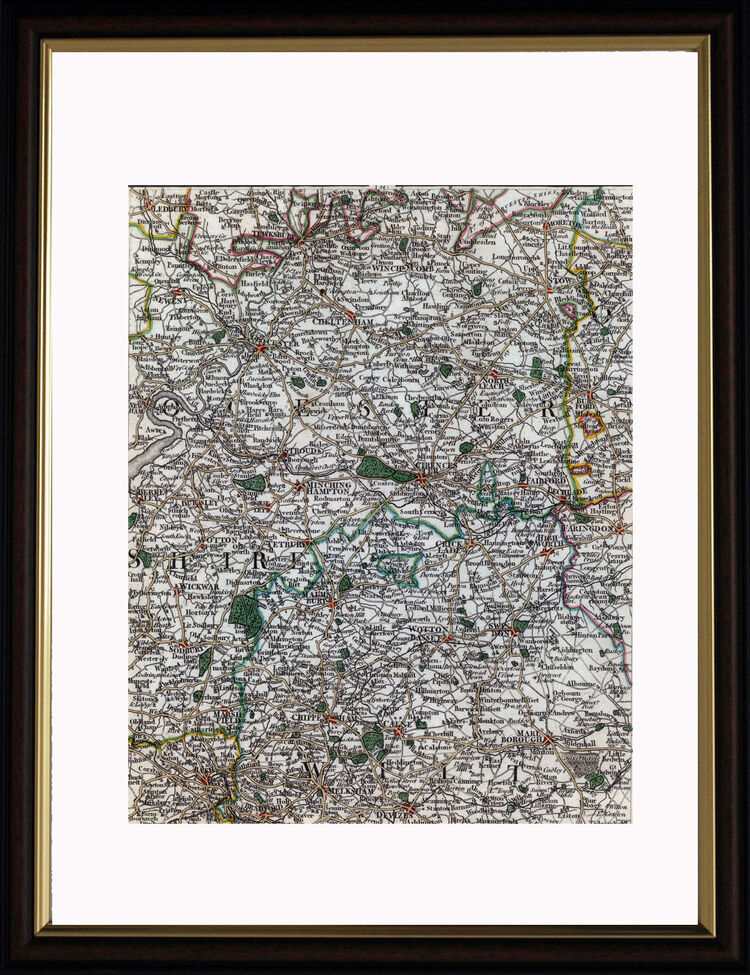 Gloucestershire Framed Art Print by John Cary