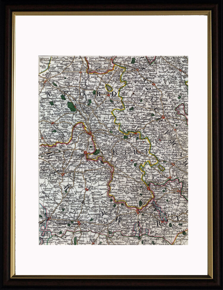 Oxfordshire Framed Art Print by John Cary