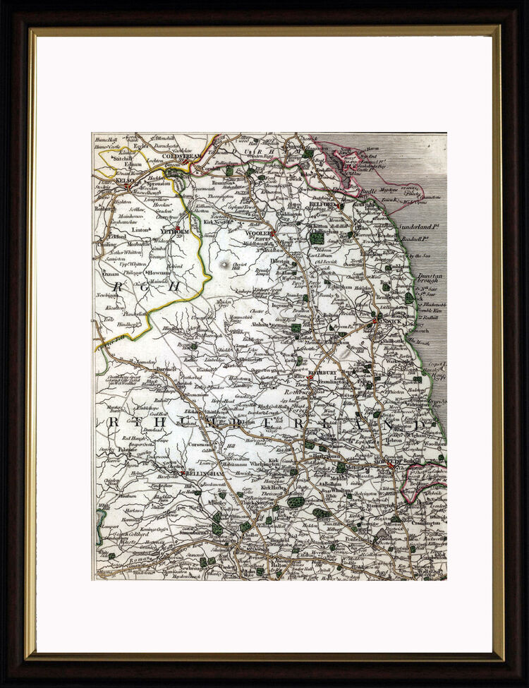 Northumberland Framed Art Print by John Cary