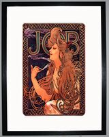 Job Framed Art Print by Alphonse Mucha