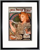 Lance Parfum Rodo Framed Art Print by Alphonse Mucha