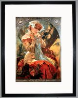 Lefevre Utile Framed Art Print by Alphonse Mucha