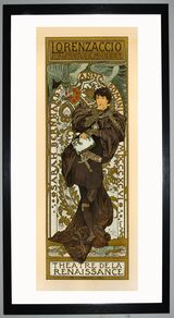 Lorenzaccio Framed Art Print by Alphonse Mucha