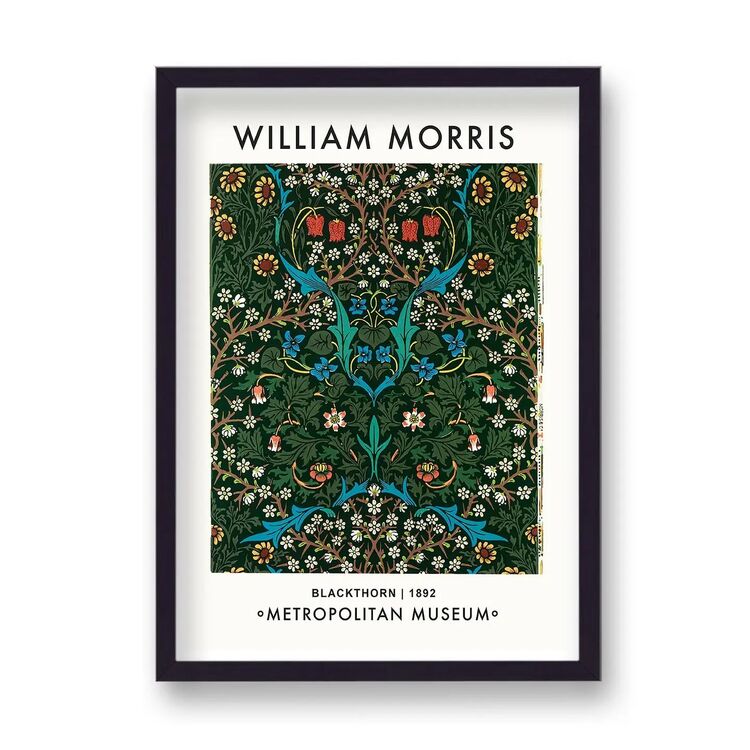 Blackthorn 1892 Framed Art Print by William Morris