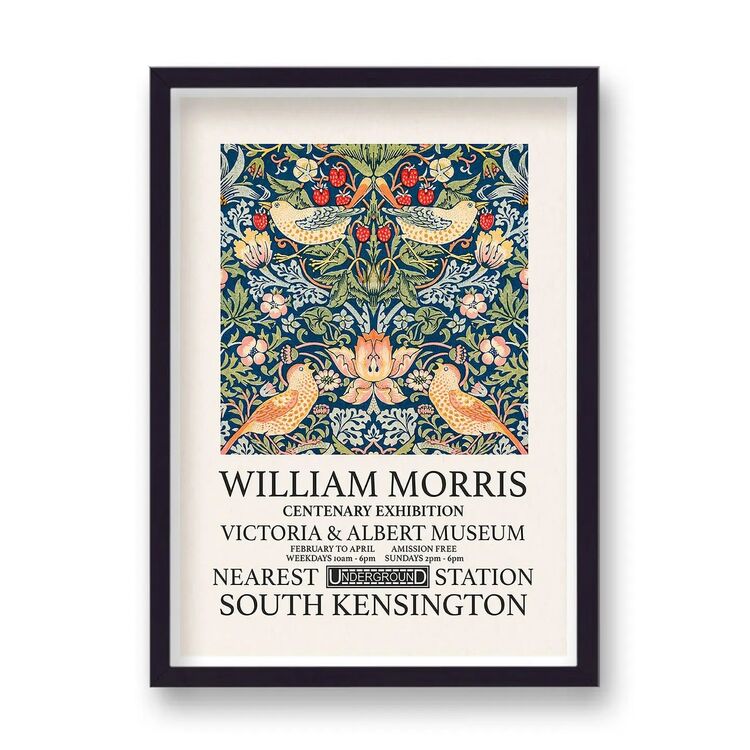 Centenary Exhibition Framed Art Print by William Morris