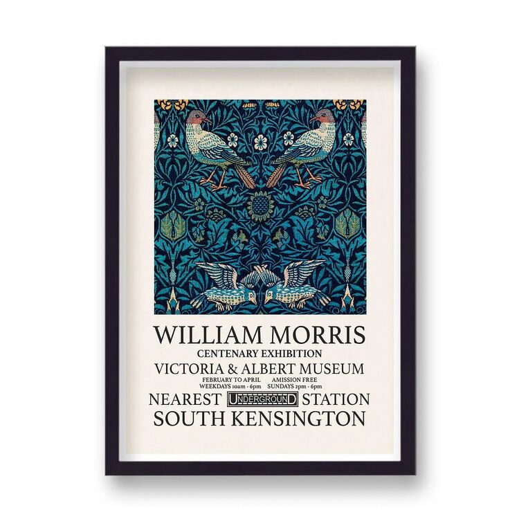 Centenary Exhibition Framed Art Print by William Morris